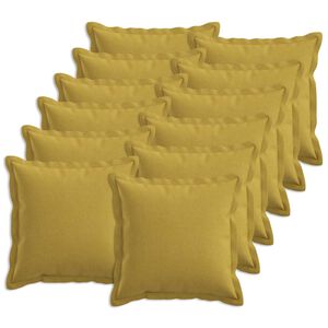 vidaXL Capa almofada 12 unid. HOUTEN Verde Claro 40 x 40 cm