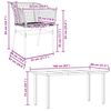 vidaXL Conjunto jantar jardim 5 pe&ccedil;as vidro vime PE castanho