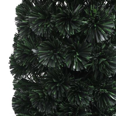 vidaXL Árvore de Natal artificial fina c/ suporte 180 cm fibra ótica
