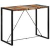 vidaXL Mesa de bar 140x70x110 cm madeira recuperada maci&ccedil;a