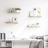 vidaXL Prateleiras parede suspensas 4 pcs 60x23,5x3,8 cm MDF carvalho