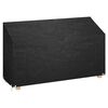 vidaXL Capa p/ banco de jardim 12 ilh&oacute;s 210x70x70/88 cm polietileno