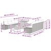 vidaXL Conjunto de Sofá de Jardim 11 pcs Preto Rattan Sintético