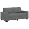 vidaXL Sof&aacute; de 2 lugares em tecido 180x77x82 cm cinzento-escuro