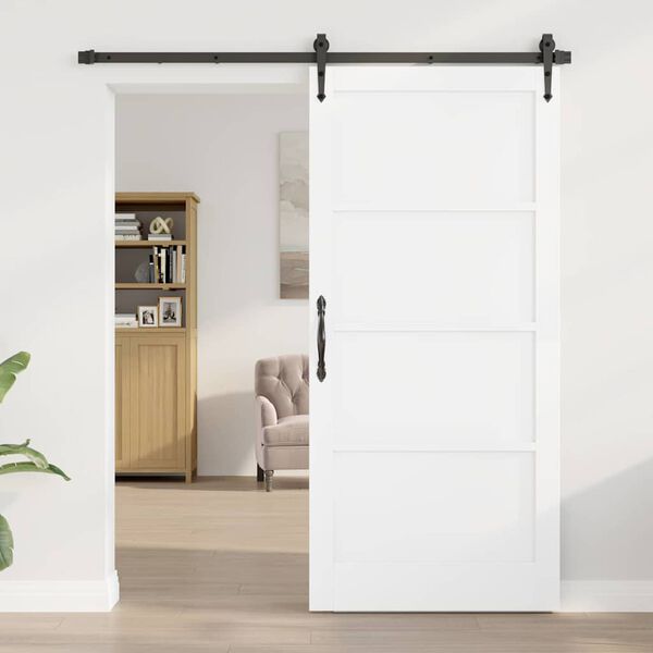 vidaXL Porta Deslizante ORKDAL Branco 93 x 202 cm