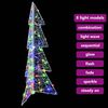 vidaXL &Aacute;rvore de Natal com 100 LEDs Multicolor 120 cm Acr&iacute;lo