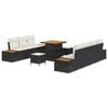 vidaXL Conjunto de Sof&aacute; de Jardim 10 unid. 9-N&uacute;mero de lugares