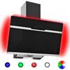 vidaXL Exaustor RGB LED 60 cm a&ccedil;o inoxid&aacute;vel e vidro temperado