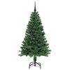 vidaXL &Aacute;rvore de Natal Artificial Verde 150 cm PVC, A&ccedil;o e Pl&aacute;stico