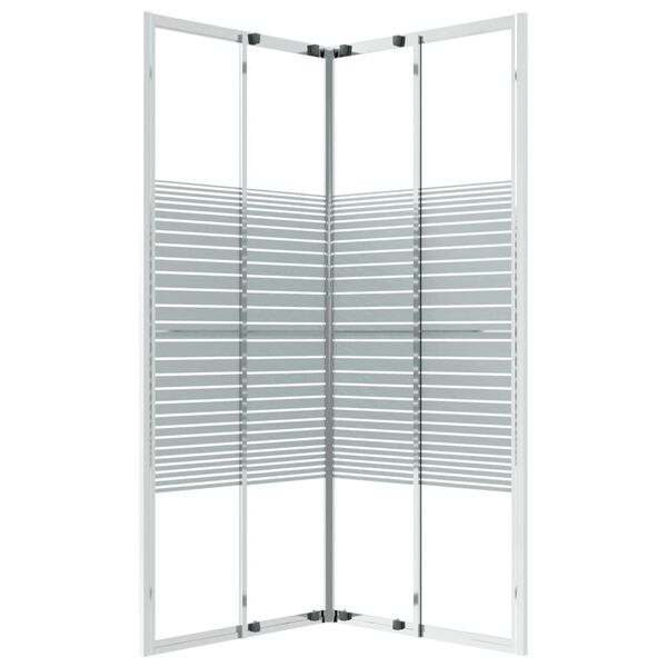 vidaXL Cabine de duche ESG 80x80x180 cm