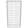 vidaXL Muro gabi&atilde;o com tampas a&ccedil;o galvanizado 50x20x100 cm