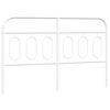 vidaXL Cabeceira de substitui&ccedil;&atilde;o 150 cm metal branco
