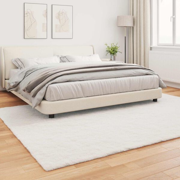 vidaXL Tapete de Pelo Sint&eacute;tico de Coelho Olite Creme 200 x 280 cm