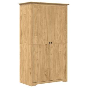 vidaXL Roupeiro BODO 99x53,5x173 cm madeira de pinho maci&ccedil;a cinzento