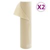 vidaXL Cobertura para plantas 2 rolos 70 g/m&sup2; 50x1,6 m