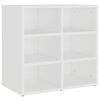 vidaXL Sapateira 52,5x30x50 cm branco