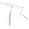 vidaXL Extens&atilde;o de toldo em T 170x208x(115-183) cm branco