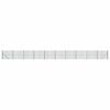 vidaXL Cerca de malha de arame com flange 1,6x25 m verde