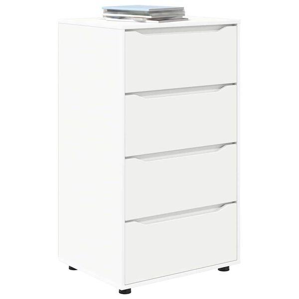 vidaXL Gabinetes de Armazenamento 2 pcs Branco 60 x 48 x 105 cm