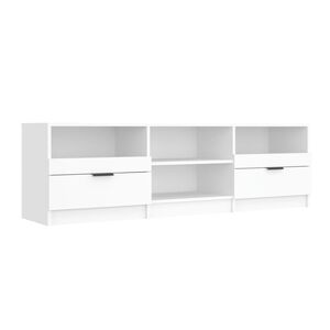 vidaXL M&oacute;vel para TV 150x33,5x45 cm derivados de madeira branco