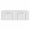 vidaXL Almofad&atilde;o de cabeceira Viana 140 cm couro artificial branco