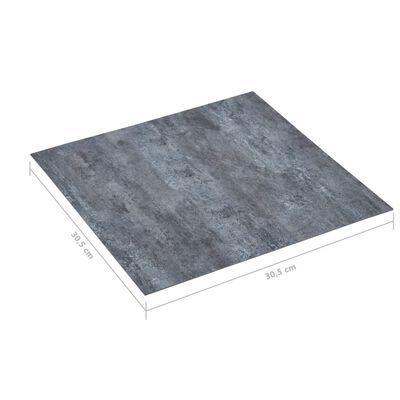 vidaXL Tábuas de soalho autoadesivas 5,11 m² PVC mármore cinzento