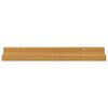 vidaXL Prateleira de Parede com prateleira 4 pcs Bege 40 x 9 x 3 cm
