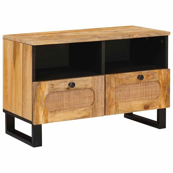 vidaXL Gabinete para TV com gaveta Castanho 70 x 33 x 46 cm