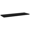vidaXL Prateleiras para estante 4 pcs 60x20x1,5cm contraplacado preto
