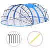 vidaXL C&uacute;pula de piscina oval 620x410x210 cm
