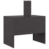 vidaXL Fire Pit Preto 80 x 50 x 96 cm A&ccedil;o laminado a frio