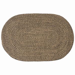 vidaXL Tapetes de &aacute;rea Preto 100 x 152 cm Juta