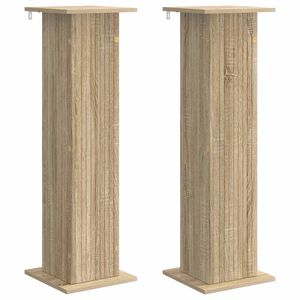 vidaXL Suporte para Plantas 2 pcs Carvalho Sonoma 30,5 x 30 x 100,5 cm