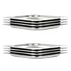 vidaXL Recipientes gastronorm 8 pcs GN 1/2 20 mm a&ccedil;o inoxid&aacute;vel