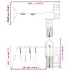 vidaXL Conjunto de brincar para exterior madeira de douglas maci&ccedil;a