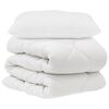 vidaXL Conjunto de Edredom com travesseiro 2 unid. Branco Microfibra