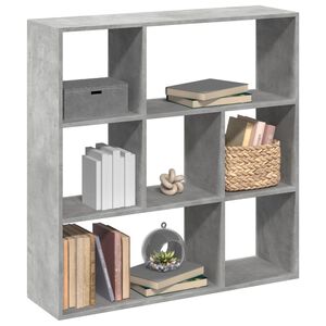 vidaXL Estante divis&oacute;ria 102x29x103,5 cm deriv. madeira cinza cimento