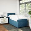 vidaXL Cama boxspring com colch&atilde;o 90x200 cm veludo azul