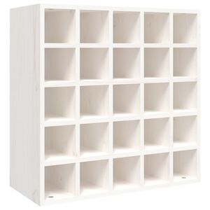 vidaXL Adega Branca 56x25x56 cm Madeira Maci&ccedil;a Pinho