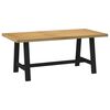 vidaXL Mesa de jantar NOAIN Pernas em forma A 180x90x75cm pinho maci&ccedil;o