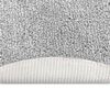 vidaXL Tapete Shaggy Antiderrapante Cinzeto 160 x 160 cm PP