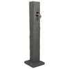 vidaXL Tanque de Jardim Antracite 26 x 26 x 98 cm PE