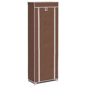 Sapateira com tampa 57 x 29 x 162 cm Castanho