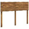 vidaXL Cabeceira de borda viva ROSTOCK Natural 135 cm