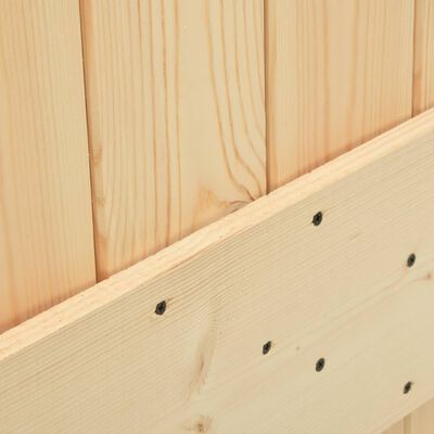 vidaXL Porta 100x210 cm madeira de pinho maciça