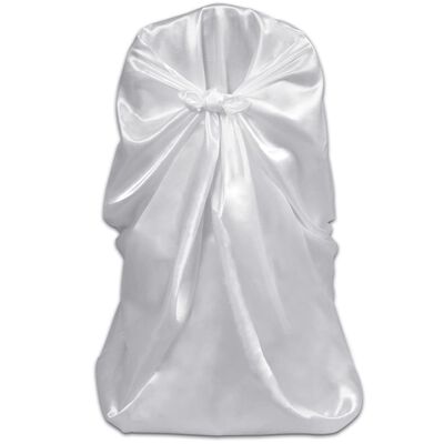 Capa de cadeira para casamento, banquete, em branco, 6 peças
