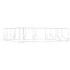 vidaXL Canil de exterior 8x8x2 m a&ccedil;o galvanizado prateado