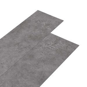 vidaXL Pranchas de Piso Cinzento Cimento 5,02 m&sup2; 36 unid. PVC