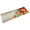 vidaXL Tapete de cozinha lav&aacute;vel 45x150 cm veludo padr&atilde;o tomates