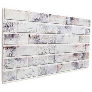 vidaXL Pain&eacute;is de parede 10 unid. 100 x 50 cm Cinza Claro e Preto